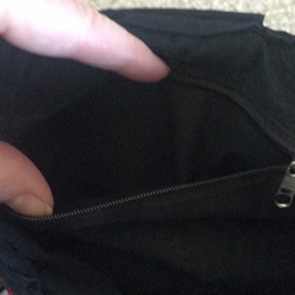 Black Embroidered Indian Silk Purse - Picture 6 of 8